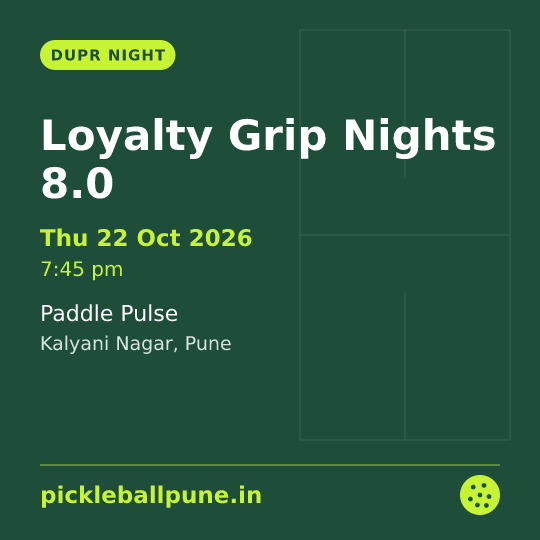Loyalty Grip Nights 8.0: 22 Oct, Paddle Pulse, Kalyani Nagar