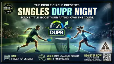 Poster for Singles DUPR Night